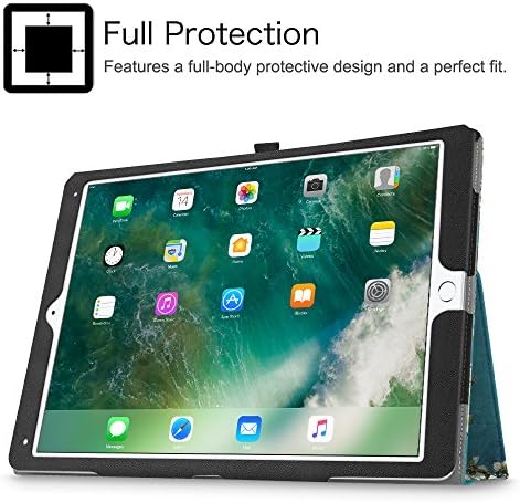 מארז FINTIE FOLIO עבור iPad Pro 12.9 2017 / iPad Pro 12.9 2015 - [הגנת פינת] פרימיום עור PU Smart